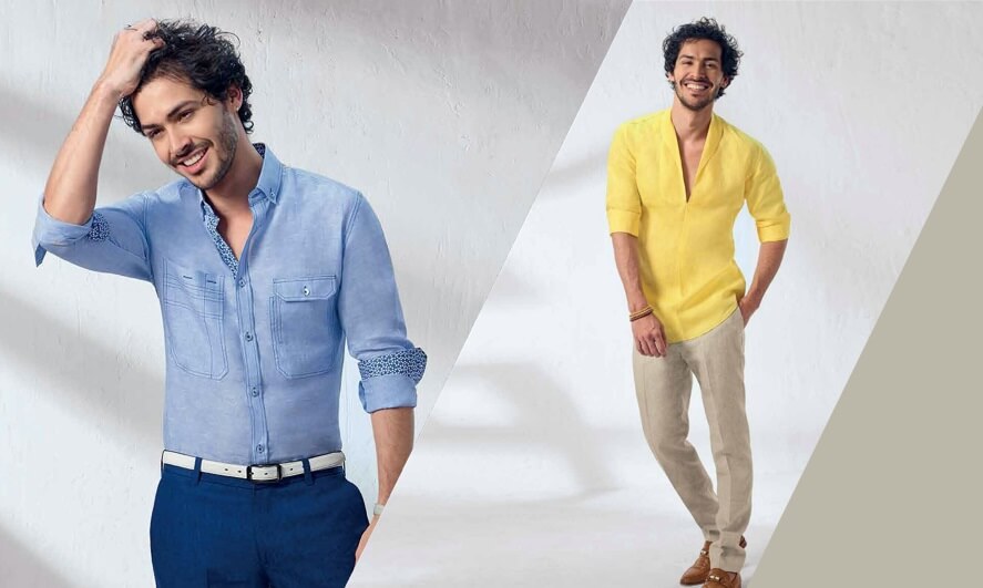 Keep the Scorching heat away with Linen Shirts